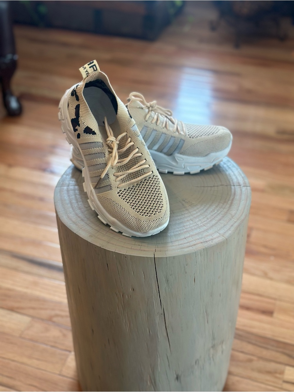 Men's Lightweight Knit Sneakers - Beige